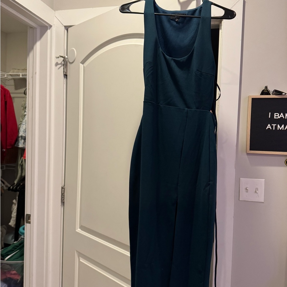 Lulu's Deep Blue Sleeveless Jumpsuit